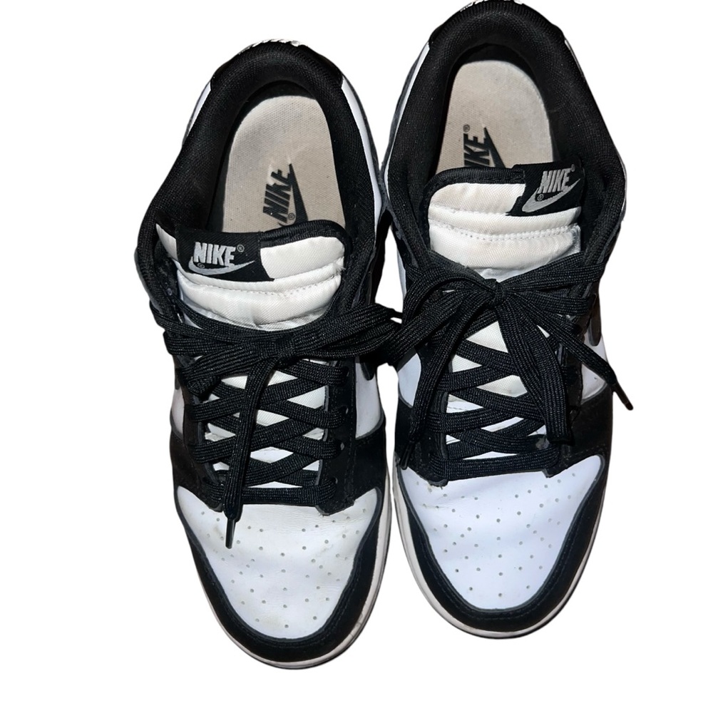 Nike Dunk Low – Black & White Men’s Sneakers Size 8.5 - Picture 16 of 17